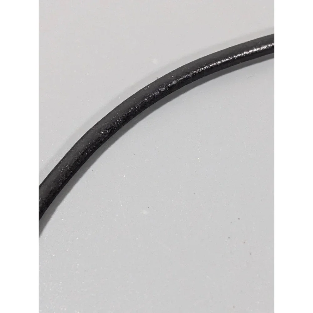 Silpada‎ 925 Black Leather Cord necklace 16 inch